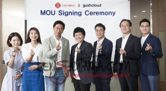 Gushcloud International resmi Tandatangani kerjasama dengan Daehong Communications