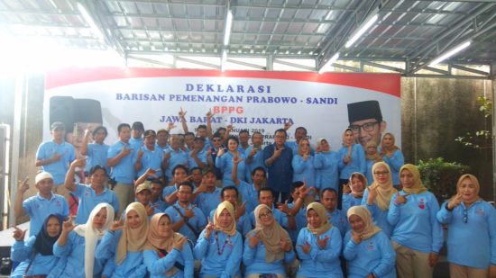 BPPG Deklarasikan Kemenangan Prabowo Sandi Untuk Wilayah Jawa Barat dan DKI Jakarta