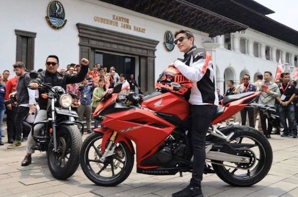 AHM Hadirkan Marquez Umumkan Tim Balap 2019 Di Bandung