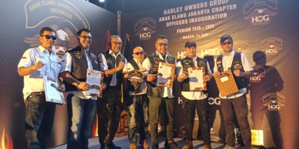 Harley Owners Group Anak Elang Jakarta Chapter Mengadakan Inaguras Pengurus Periode 2019 – 2022