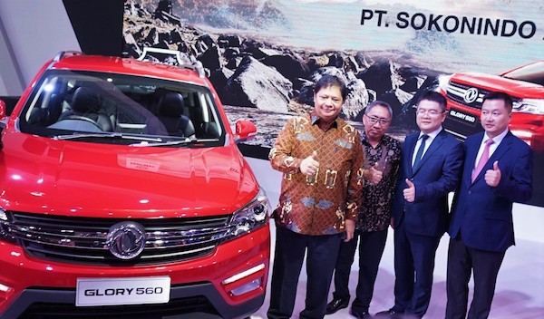 IIMS 2019 : Kunjungan Menteri Perindustrian RI di booth DFSK